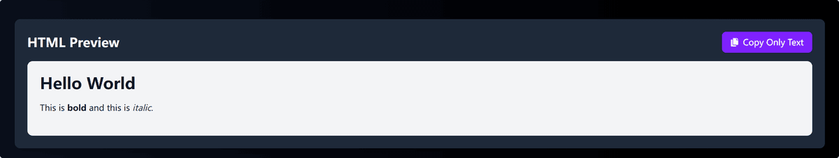 Review HTML Preview